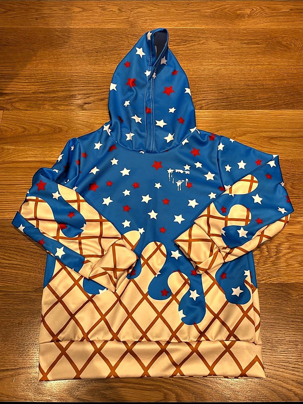 Billionaire Boys Club Ice Cream Waffle Cone All-Over Print Hoodie Kids Jacket